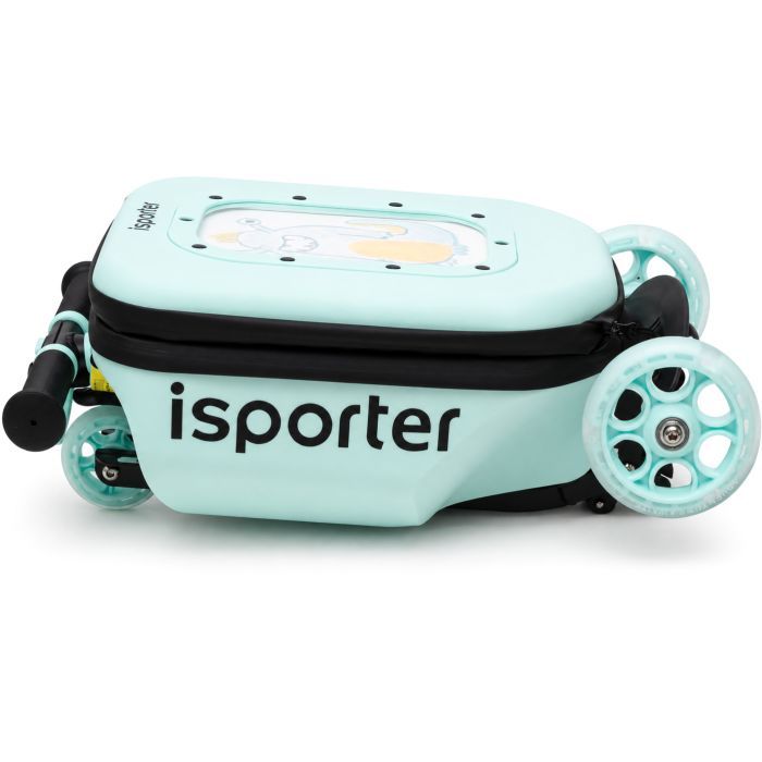 Самокат iSporter Travel 2в1 з валізою рожевий (K3_Pink) зображення 11