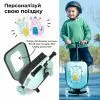 Самокат iSporter Travel 2в1 з валізою м'ятний (K3_Mint) зображення 2