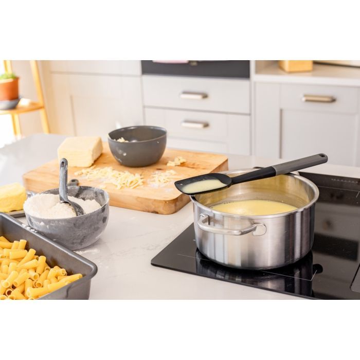 Лопатка кухонна KitchenAid Classic для тіста 30 см сірий (KHA030OHCHGG) зображення 3