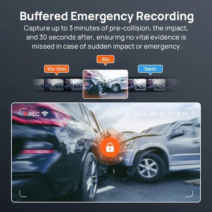 Видеорегистратор Xiaomi 70mai Dash Cam 4K A800SE-2 Set (1182550) изображение 5