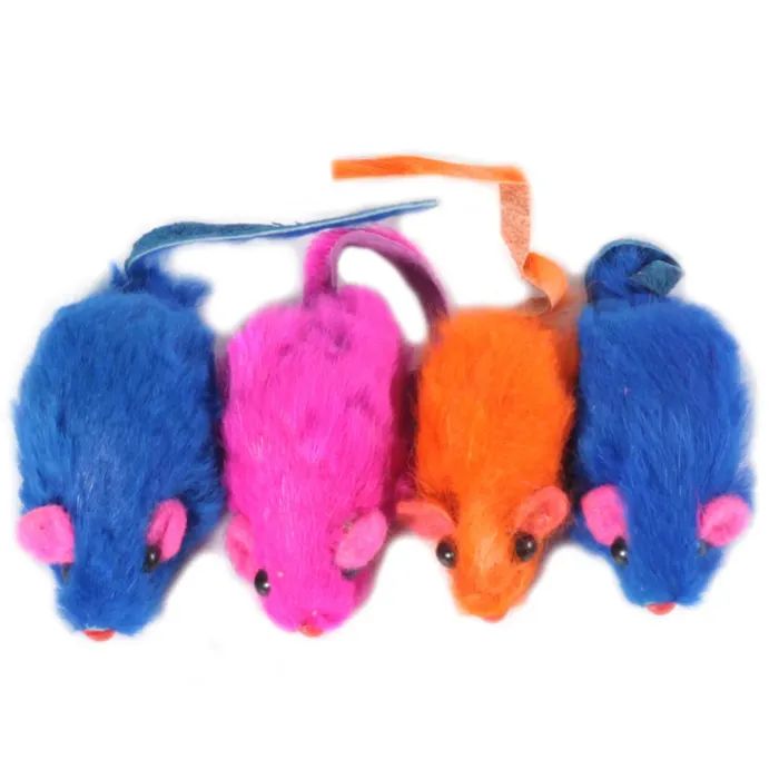 Игрушка для кошек "FOX" Мышь цветная 5 см (5901436129165)
