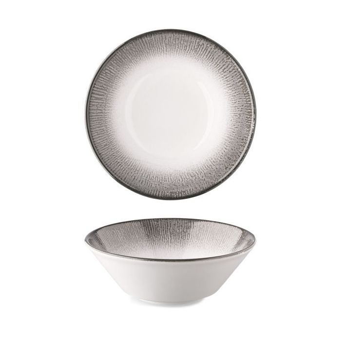 Салатник G.Benedikt серія "Optimo" декор "Shell Grey" круглий d 20 см (OPT1420-T0015)