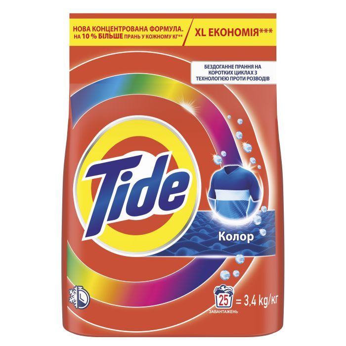 Пральний порошок Tide Color 900 г (8006530172158) зображення 2