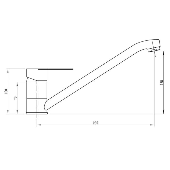 Смеситель GH 30.47.158 DENNIS (126685) изображение 2
