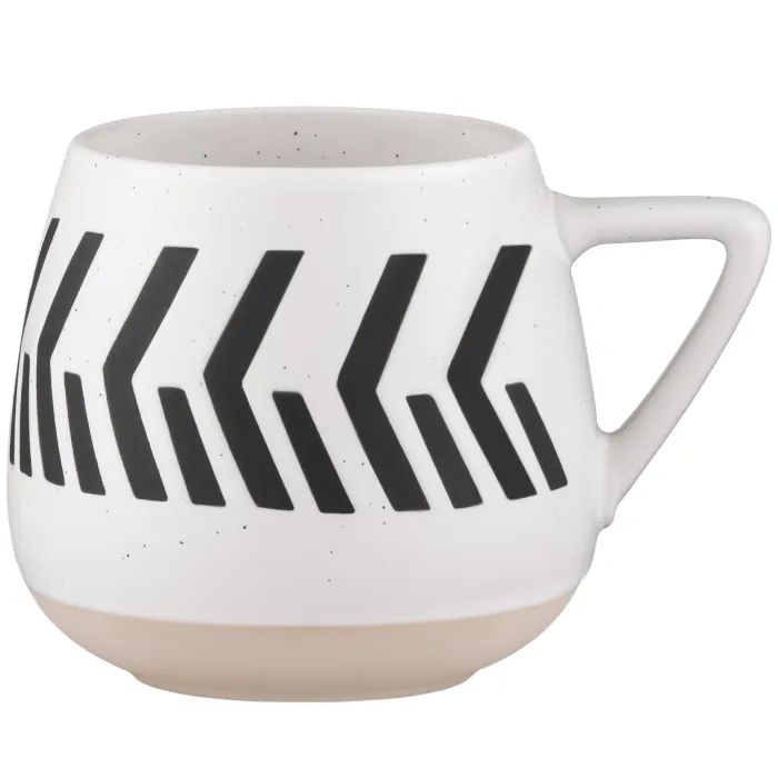 Чашка Ardesto Auro, 440мл, кераміка, білий (AR3034)