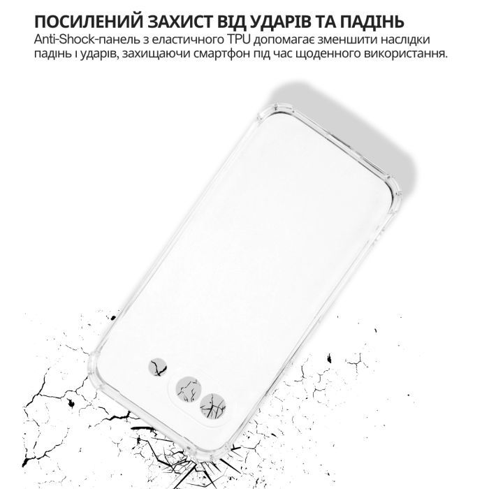 Чехол для мобильного телефона BeCover Anti-Shock Google Pixel 9a Clear (715071) изображение 4