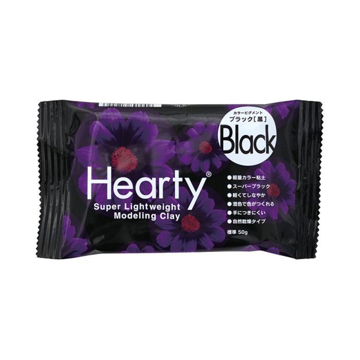 Пластика Padico NEW самозастигаюча Hearty, Чорна, 50 г (4902498712556)