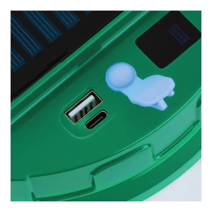 Фонарь NEWVEW NV-E961 300W Solar Panel 7200mAh Green (NWVW-NV-E961-GN) изображение 3