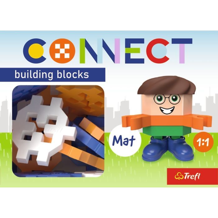 Конструктор Trefl Connect с игровой фигуркой Mat 35 деталей (5900511620054) изображение 4