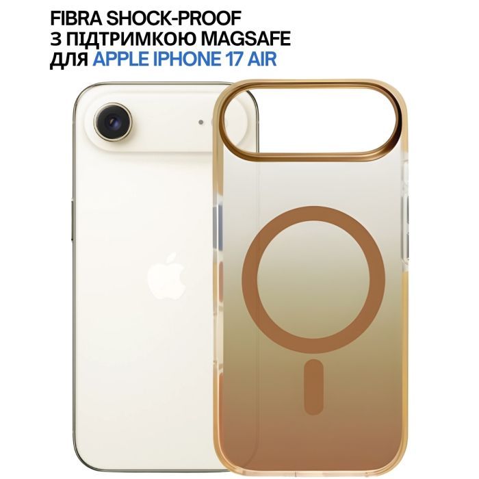 Чехол для мобильного телефона BeCover FIBRA Shock-Proof MagSafe Apple iPhone 17 Air Blue (715451) изображение 4