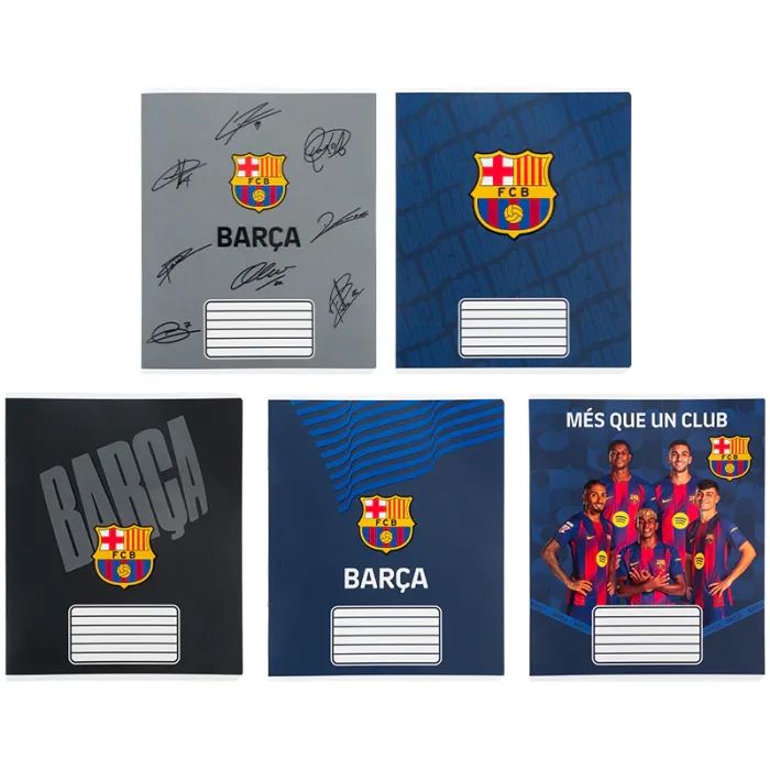 Зошит Kite FC Barcelona, 18 аркушів, клітинка (BC26-236)