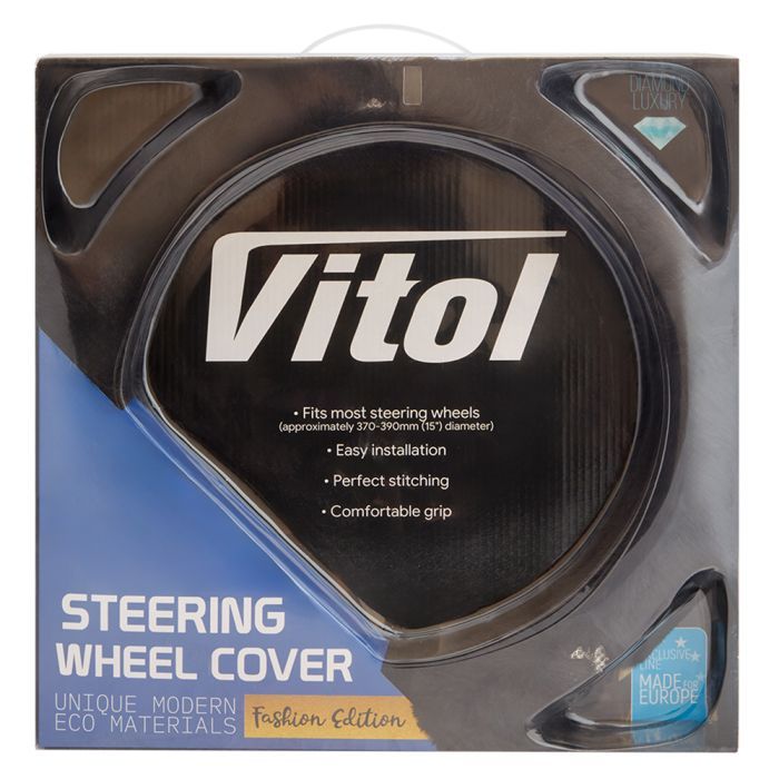 Чехол на руль VITOL M чорн (VLOD-24FA6 BK M) изображение 6