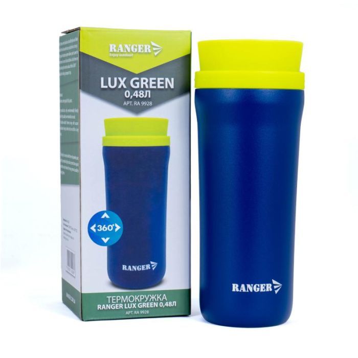 Термокружка Ranger Lux 0,48 L Green (RA9928) изображение 2