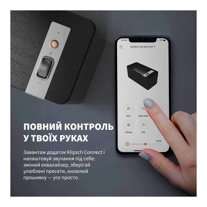 Акустическая система Klipsch The One Plus Matt Black (1071959) изображение 8