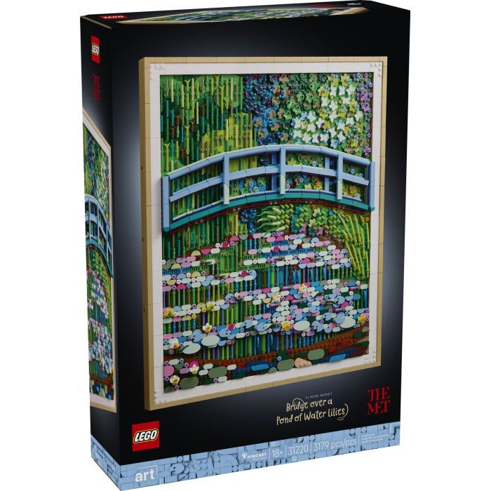 Конструктор LEGO ART «Міст над ставком із лататтям» Клода Моне (31220)