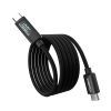 Дата кабель USB-C to USB-C 1.8m PD100W digital display silicone Choetech (XCC-1063) зображення 2