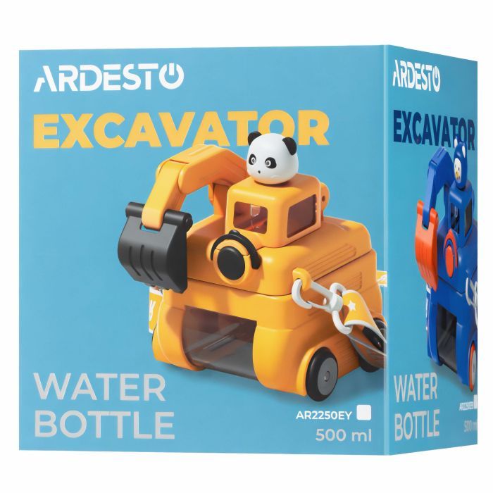 Пляшка для води Ardesto Excavator 500мл, пластик, синій (AR2250EB) зображення 9