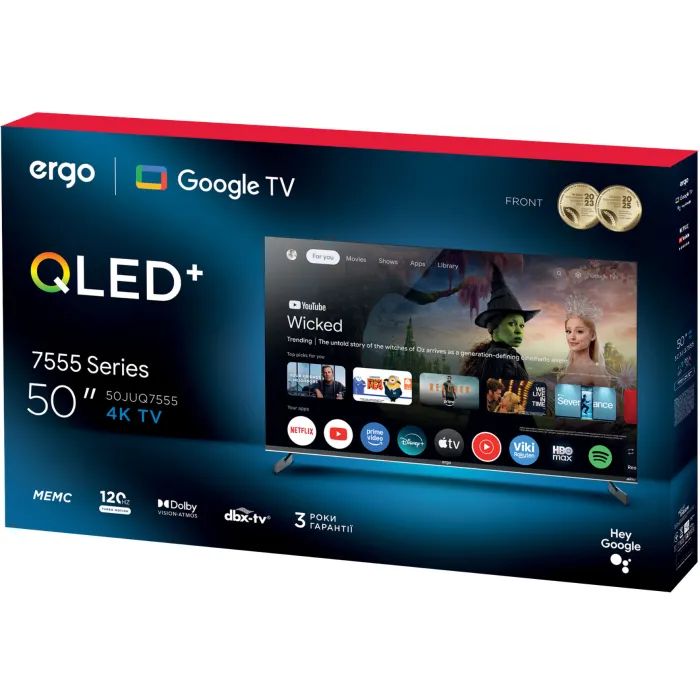 Телевізор Ergo 50JUQ7555 зображення 12