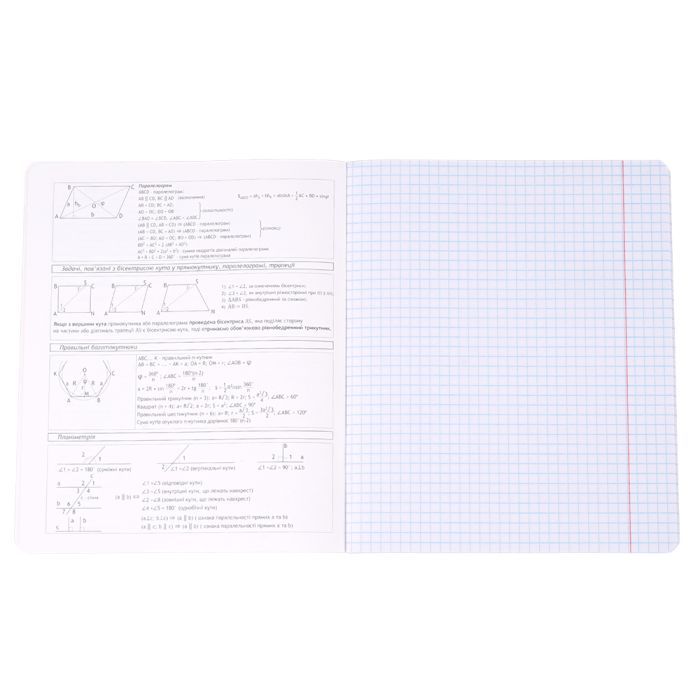 Тетрадь ZiBi MONOCHROME 48 листов, клетка геометрия (ZB.1705-11) изображение 4