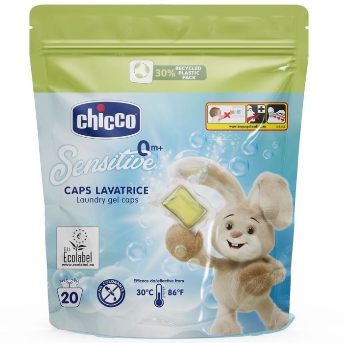 Капсулы для стирки Chicco Sensitive 20 шт. (8058664175185)