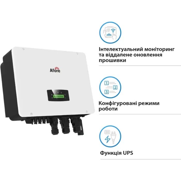 Солнечный инвертор Afore 15KW HV-battery 2 MPPT Wi-Fi 220/380V 3ф (AF15K-TH) изображение 4