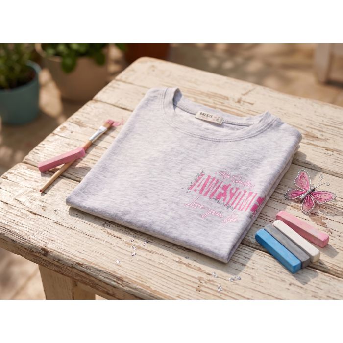 Футболка детская Breeze AWESOME (21578-134G-gray) изображение 6