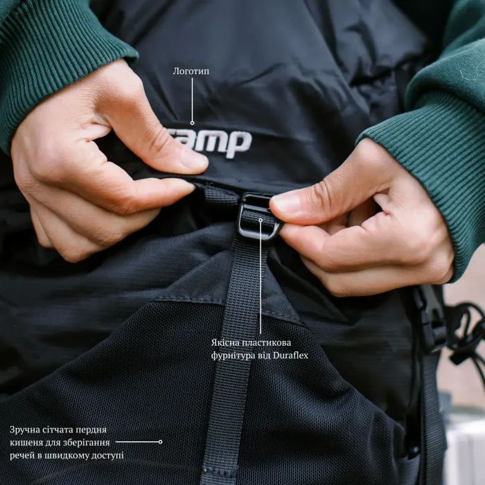 Рюкзак туристический Tramp Hike 30 black (UTRP-058-black) изображение 11