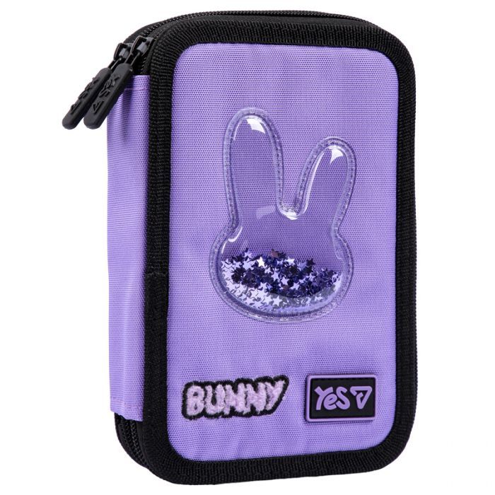 Пенал Yes твердий подвійний Shiny Bunny HP-01 (533708) зображення 2