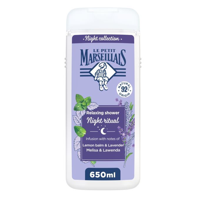Гель для душа Le Petit Marseillais Night Ritual Мелисса и лаванда 650 мл (3574661862163)
