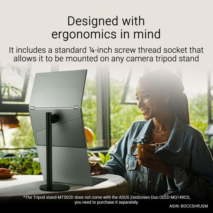 Монітор ASUS ZenScreen DUO MQ149CD (90LM0AKV-B01N70) зображення 6