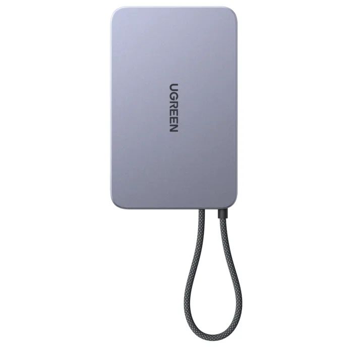 Батарея універсальна Ugreen 10000mAh 30W 1xUSB-C + 15W Magnetic Wireless + cable USB-C black (75982B) зображення 4