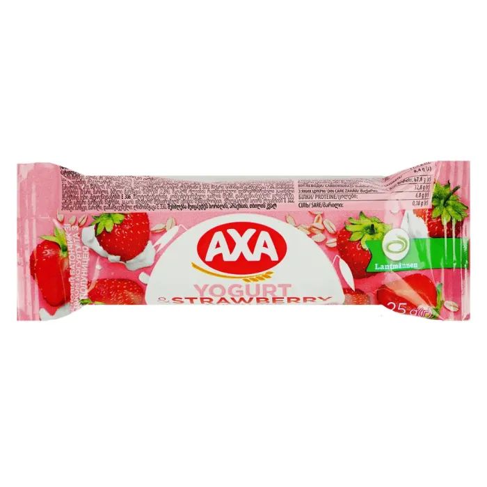Батончик AXA злаковий полуниця 25 г (129406)