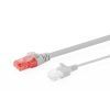 Патч-корд 0.5м, UTP, cat.6, Sliim, AWG 32/7, Cu, LSZH, grey Digitus (DK-1618-005S) изображение 4