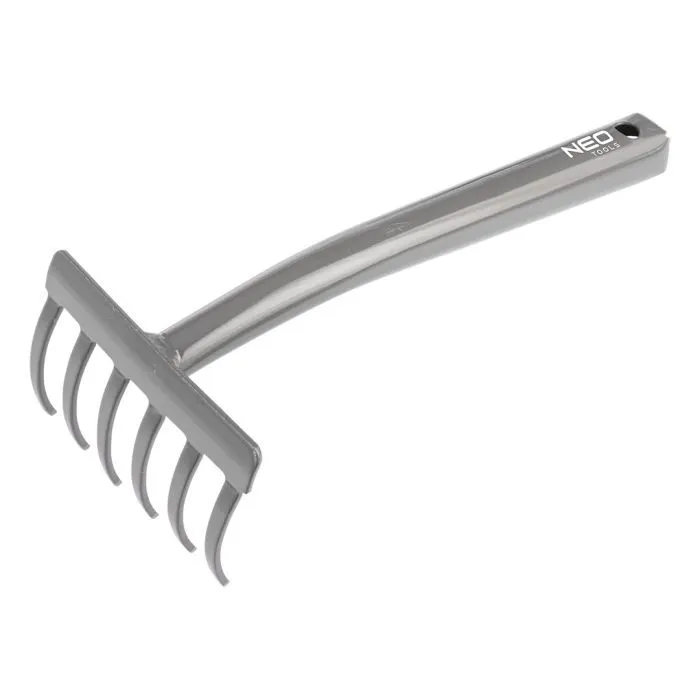 Граблі Neo Tools садові, ширина 11.2см, 6 зубців, 28.5см, сталь, 0.28кг (95-024)