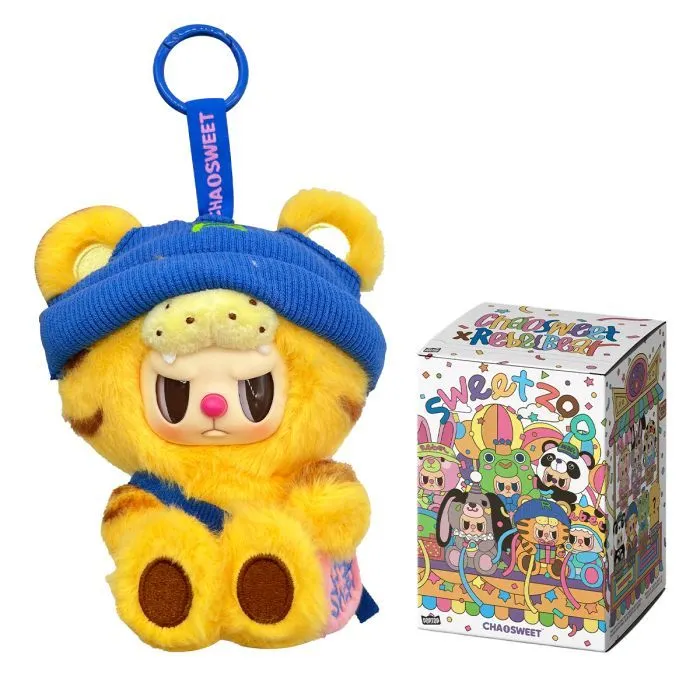 Мягкая игрушка Pop Top сюрприз із кільцем Rebel Bear Sweet Zoo Зоомалюки (CSRB010)
