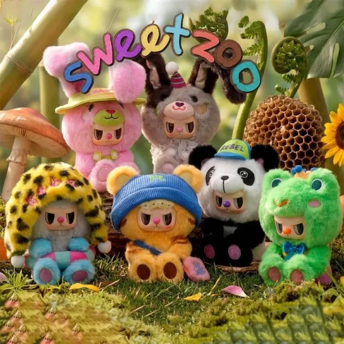 Мягкая игрушка Pop Top сюрприз із кільцем Rebel Bear Sweet Zoo Зоомалюки (CSRB010) изображение 2