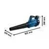 Воздуходувка Bosch Professional, AdvancedLeafBlower 18V-750, 198км/ч, 2.8кг (без АКБ и ЗУ) (0.600.8D2.000) изображение 8