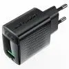 Зарядное устройство Acefast A90 USB QC3.0 18W GaN black (6974316283249) изображение 3
