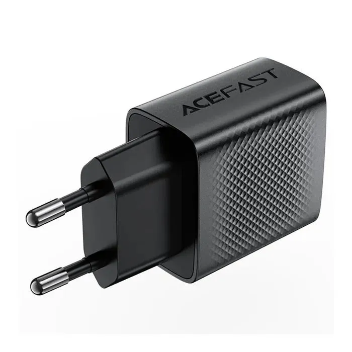 Зарядное устройство Acefast A90 USB QC3.0 18W GaN black (6974316283249) изображение 4