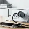 Зарядное устройство Acefast A90 USB QC3.0 18W GaN black (6974316283249) изображение 7