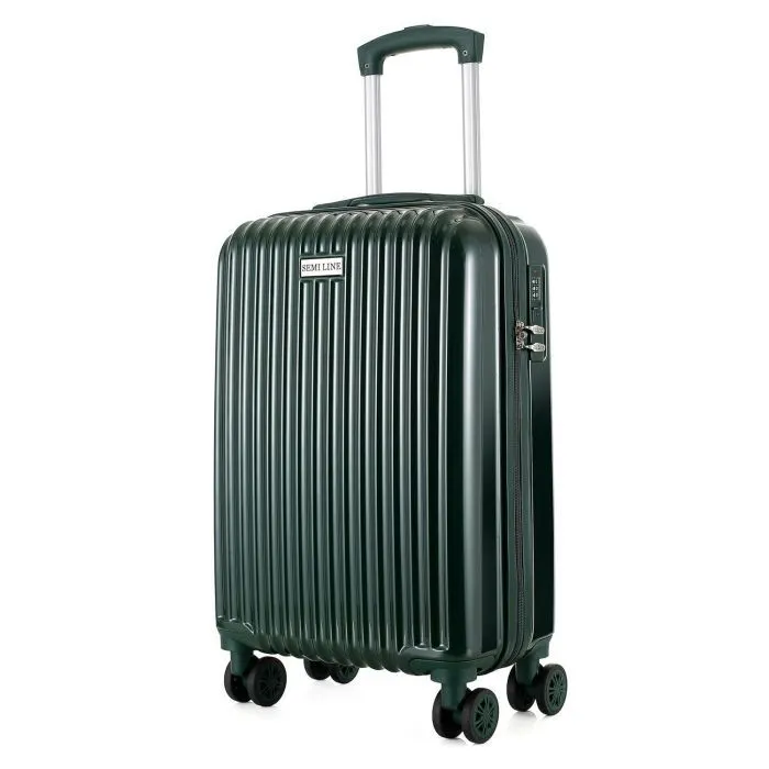 Чемодан Semi Line 20" (S) Dark Green (T5948-1) (DAS303636)