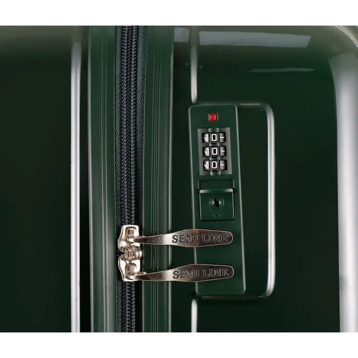Чемодан Semi Line 20" (S) Dark Green (T5948-1) (DAS303636) изображение 8