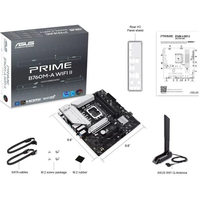 Материнская плата ASUS PRIME B760M-A WIFI II изображение 9