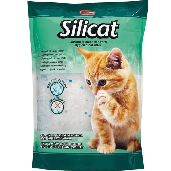 Наполнитель для туалета Padovan Silicat силикалевый 2.2 кг (8001254000640)