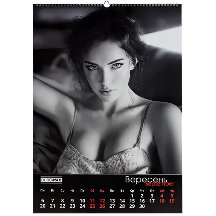 Календар Buromax настінний А2 2027 рік, 1 пружина, Women (BM.210653) зображення 10