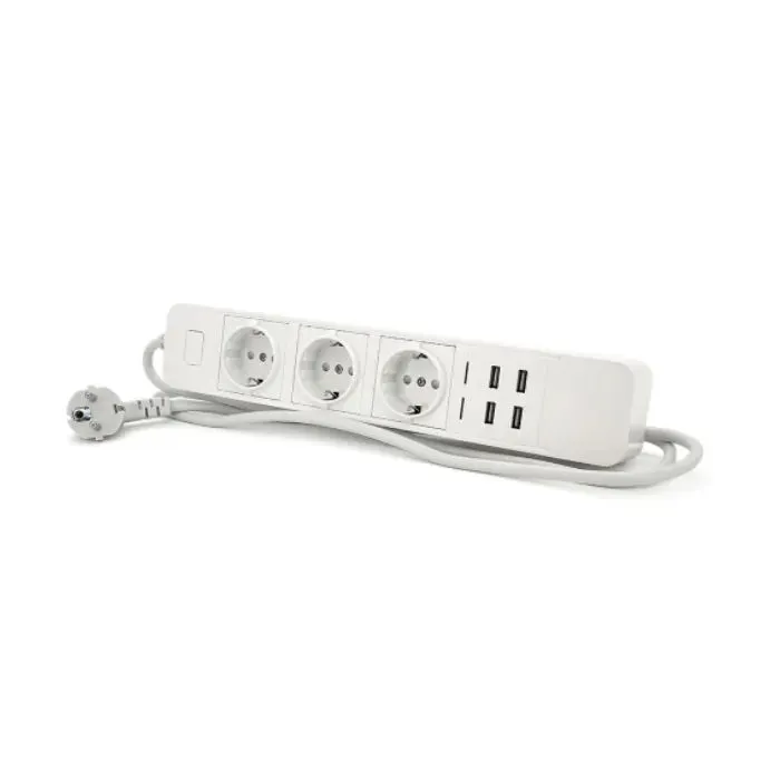 Сетевой фильтр питания Voltronic 3 роз, 4USB, 2м Black (ТВ-Т09)