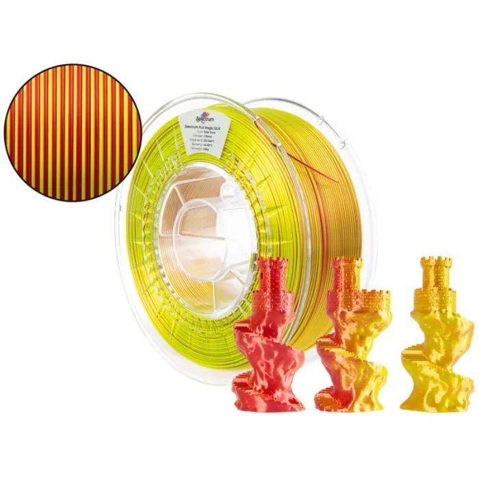 Пластик для 3D-принтера Spectrum PLA Magic SILK 1.75mm 1kg SolarFlare (81410) зображення 3