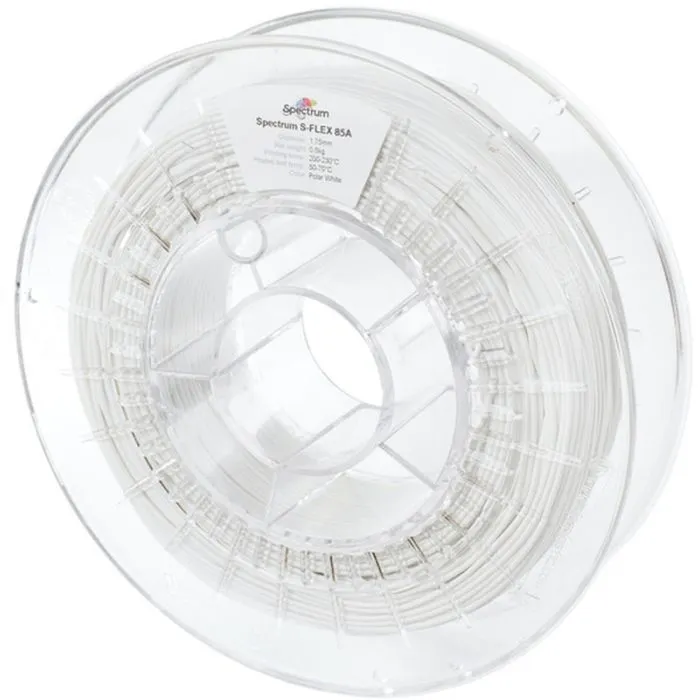 Пластик для 3D-принтера Spectrum S-Flex 85A 1.75mm 0.5kg White, Polar RAL 9003 (80578)
