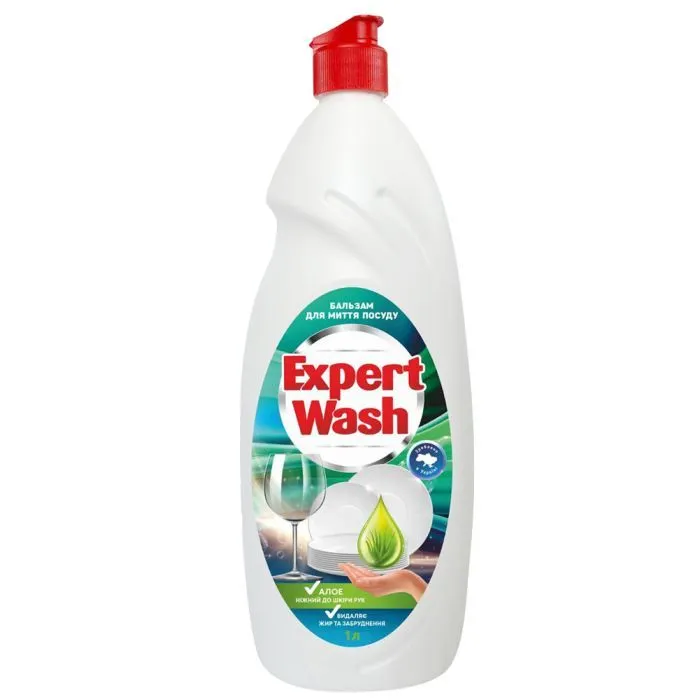 Засіб для ручного миття посуду Expert Wash Алое 1 л (4820197122202)
