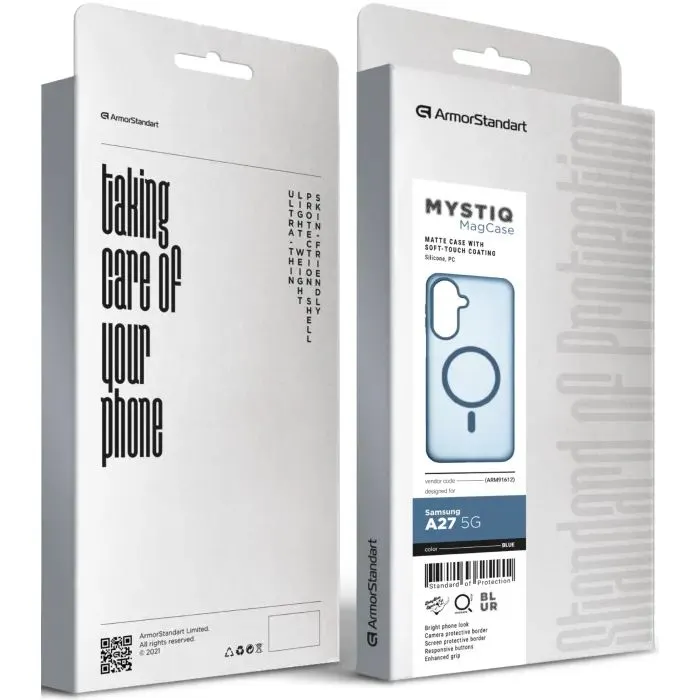 Чохол до мобільного телефона Armorstandart Mystiq MagCase Samsung A27 5G Blue (ARM91612) зображення 3